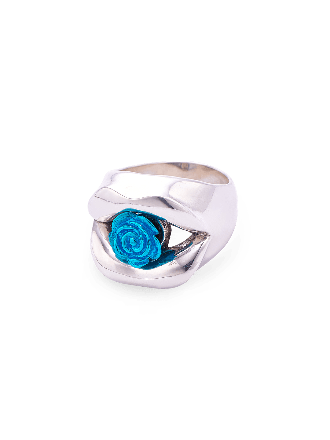 Rose Rip Ring (silver 92.5%)