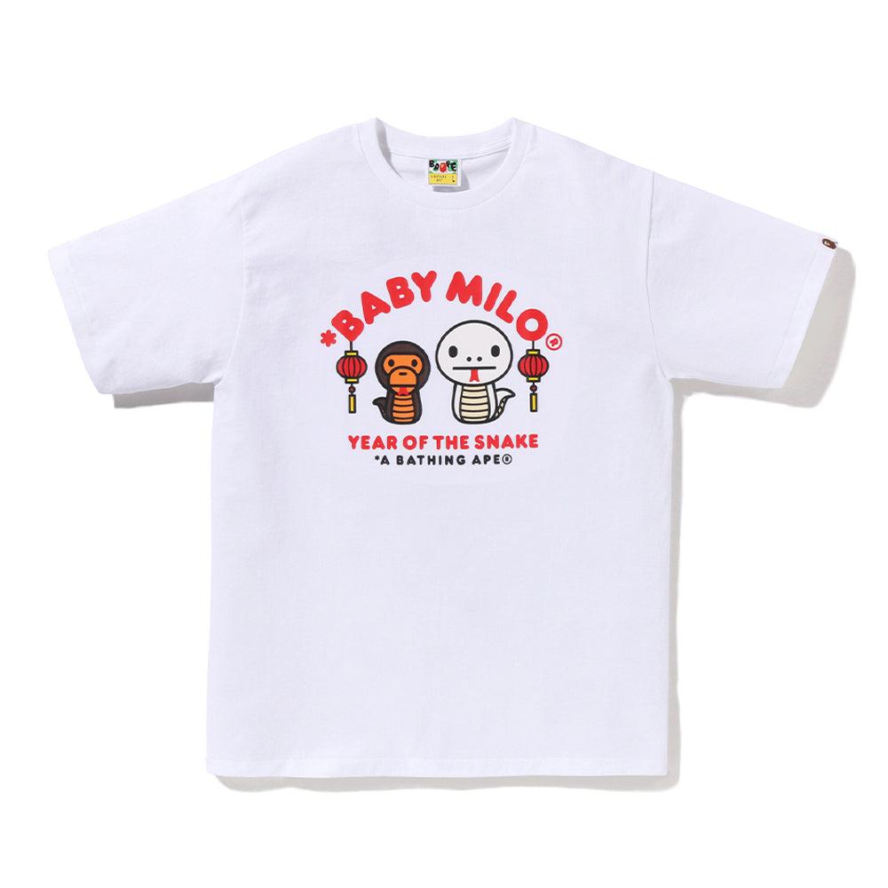YEAR OF THE SNAKE 베이비 마일로 티셔츠(M) WHITE