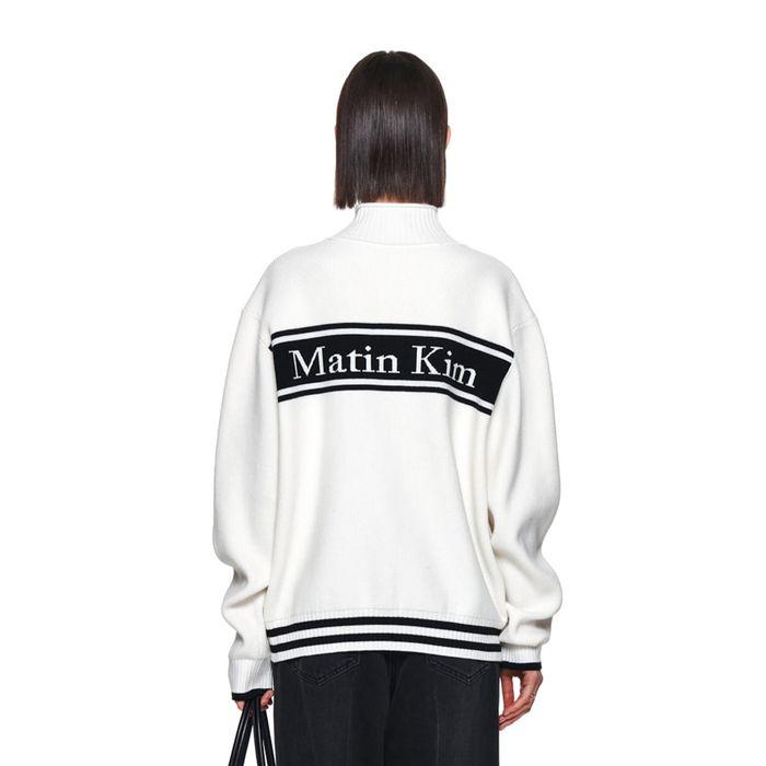 SPELL POINT STRIPE KNIT CARDIGAN IN IVORY
