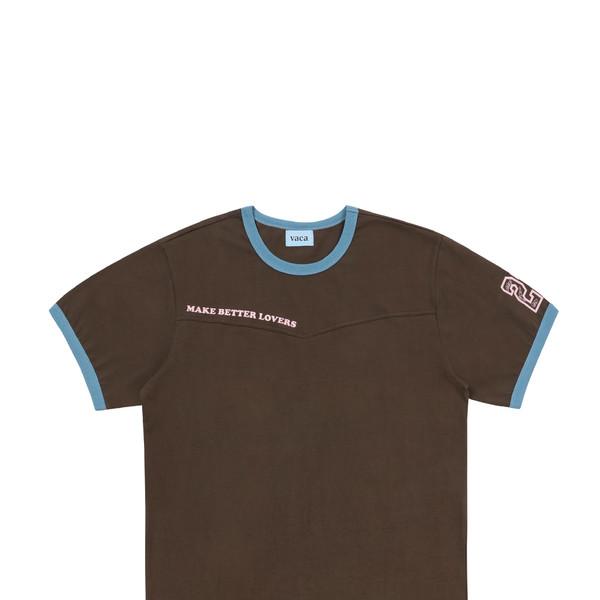 [40% OFF] WESTERN RINGER T_SHIRT (BROWN)