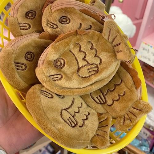 붕어빵 미니파우치/붕어빵 키링