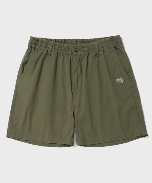 MIGHTY TIGER COTTON SHORTS_OLIVE