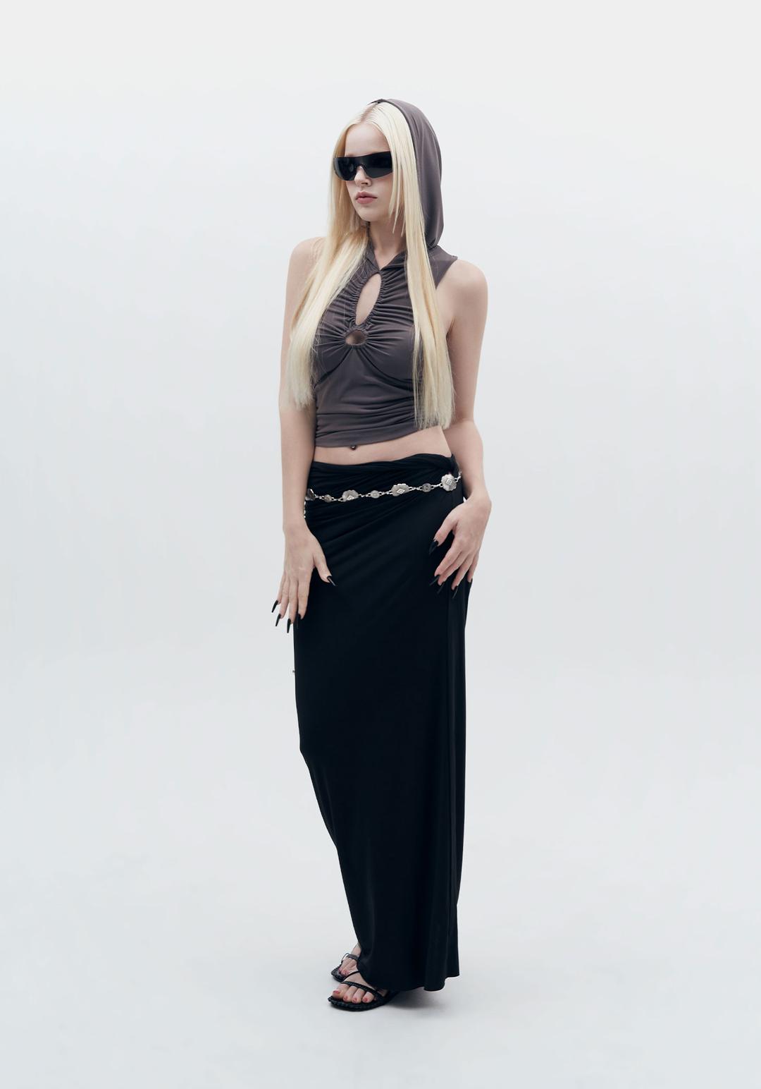 [Pre-order] Hole Sleeveless Hoodie [Khaki] *8월초 출고