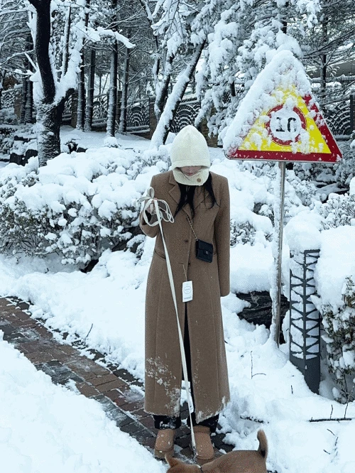 브리즈 울 롱 코트 (2color)