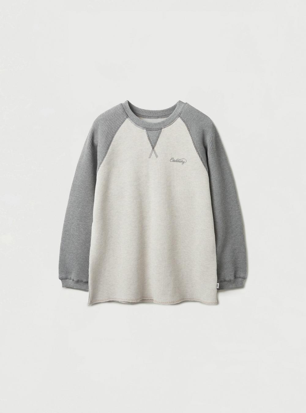 WAFFLE SWEATSHIRT - GRAY 3.12(THU) 14:00 OPEN