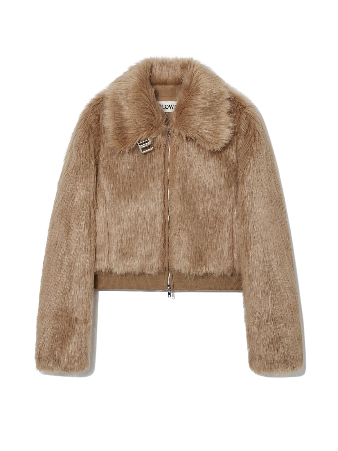 LIVAN FUR JACKET (CAMEL)