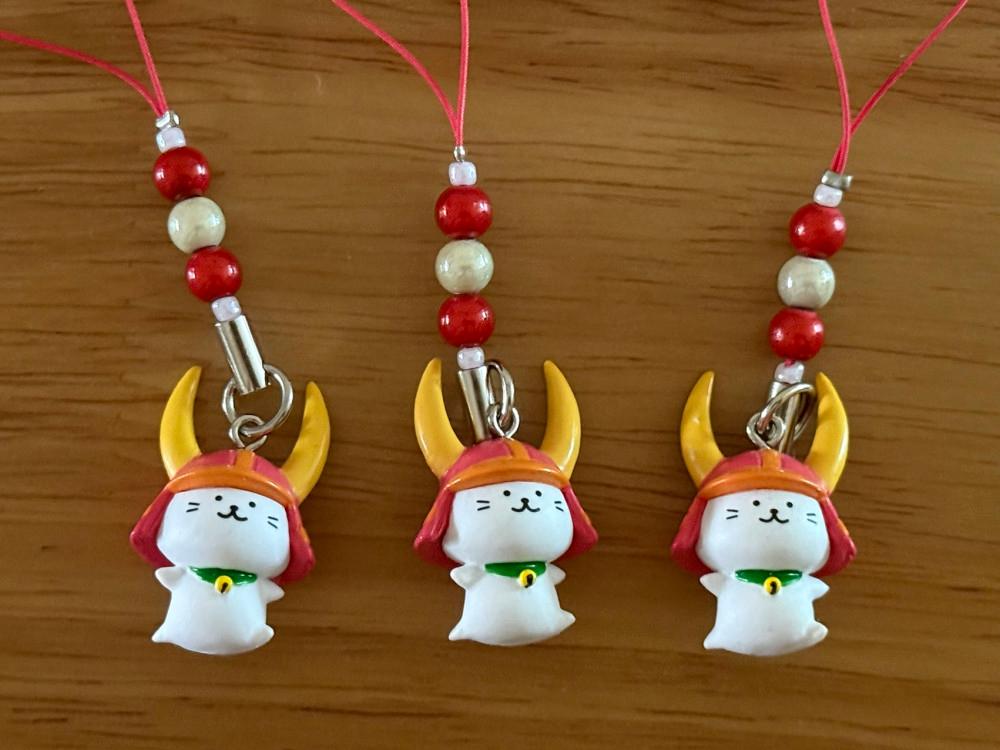 고양이 마스코트 피규어 키링