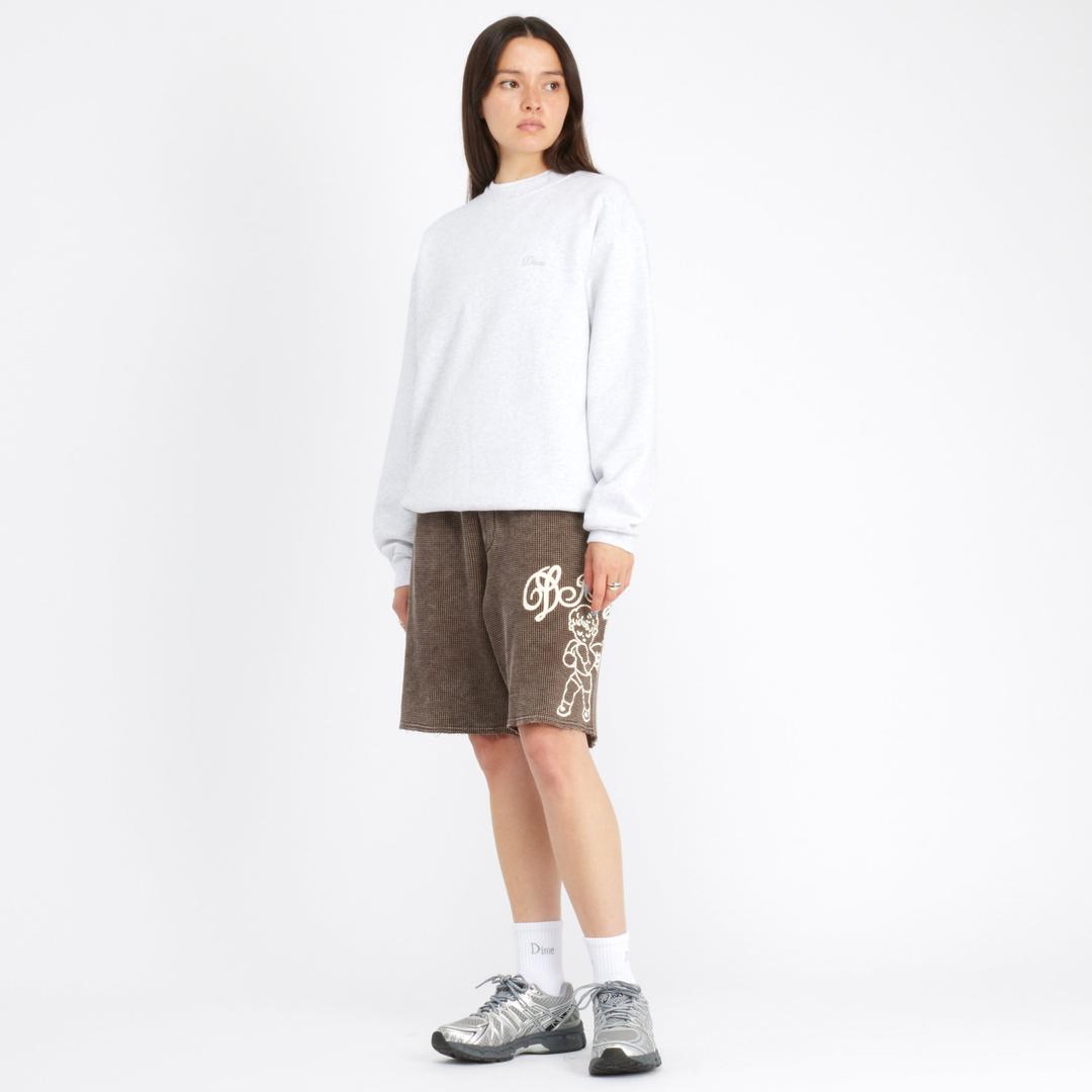 Fighter Waffle Shorts - Brown Washed - Xsmall