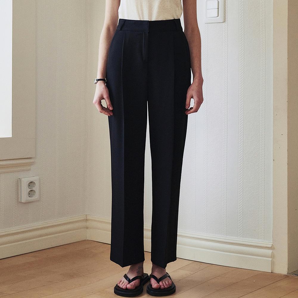 스탠다드 원턱 슬랙스 - 블랙