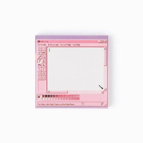 pink painter memo pad