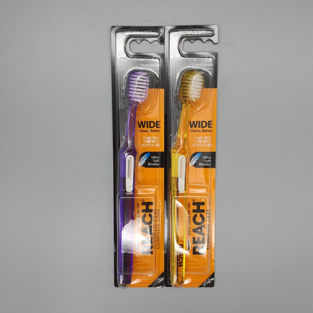LG 리치 컴플리트 케어 와이드 칫솔 1p 색상 랜덤 (4150)