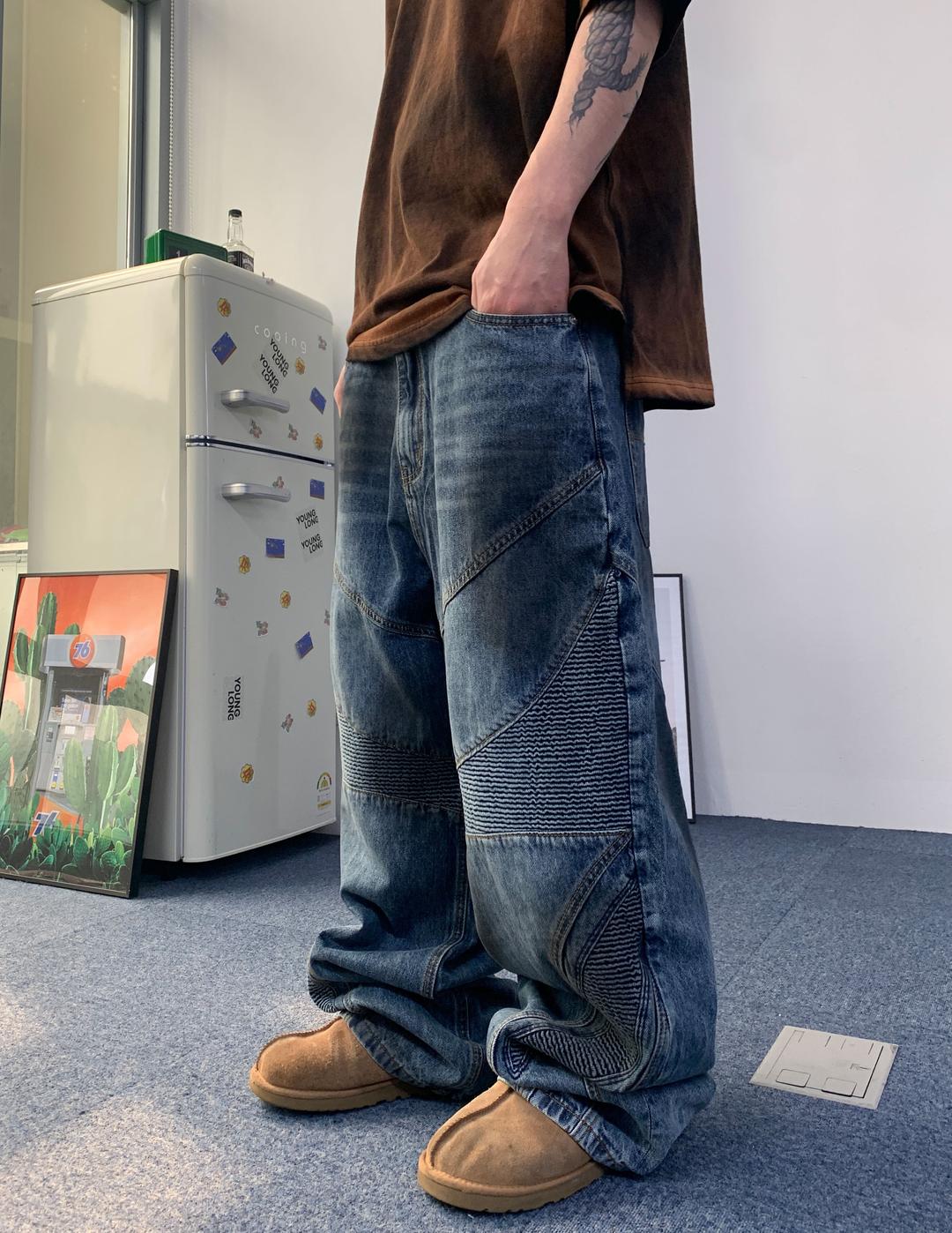 오프 바이커 데님 2 color