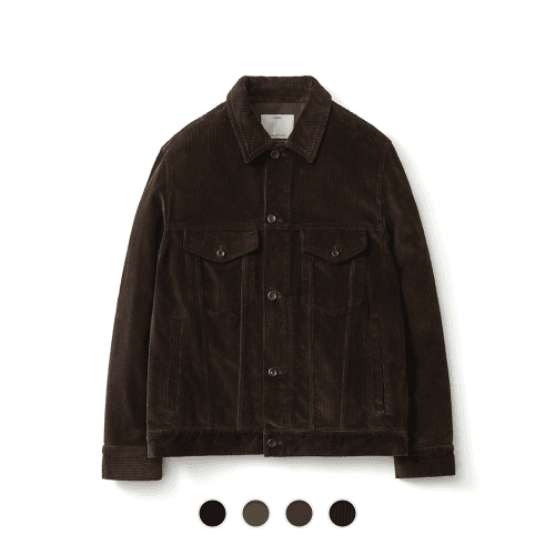 Corduroy Trucker Jacket Type 03 - 4 Color