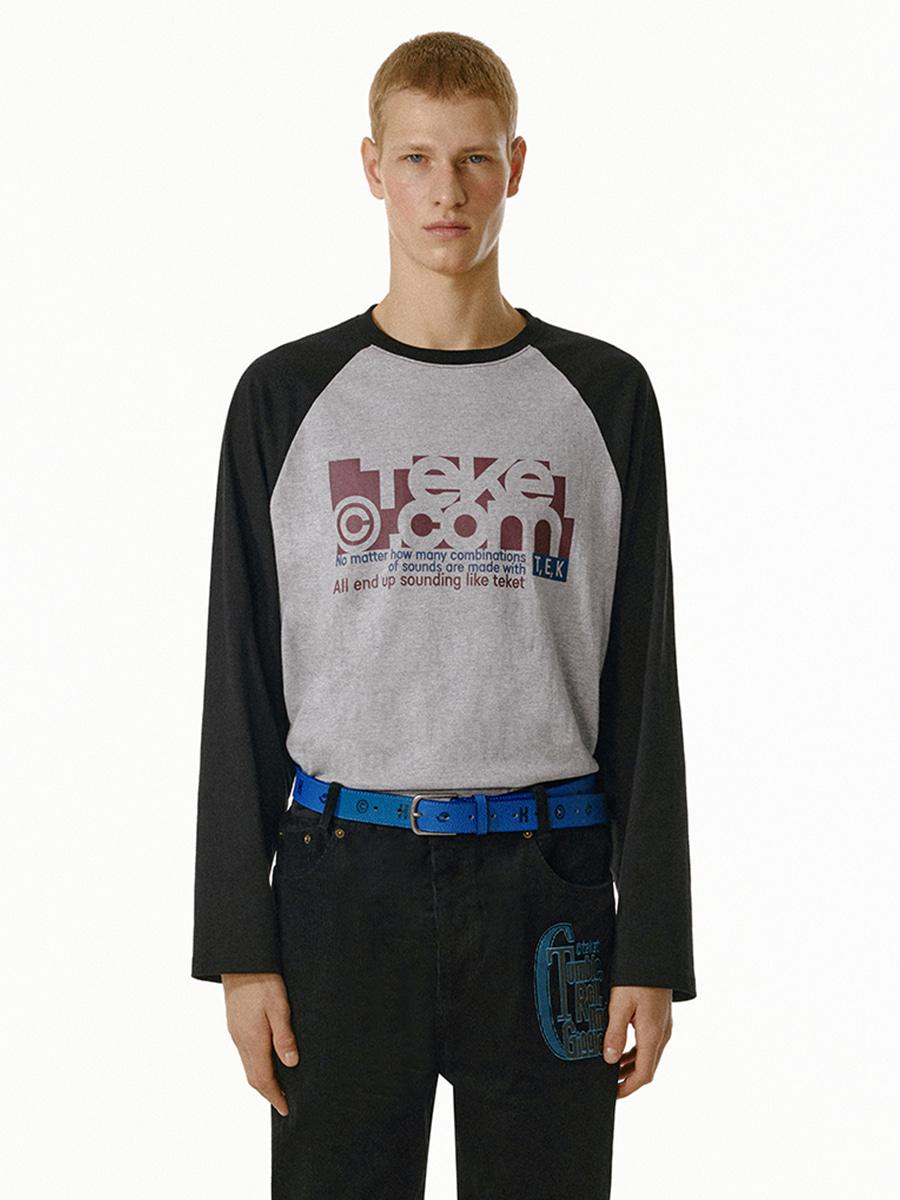 Folder L/S Tee Melange Gray