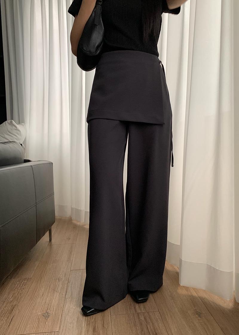 [봄] 버티컬 미니 랩스커트 팬츠