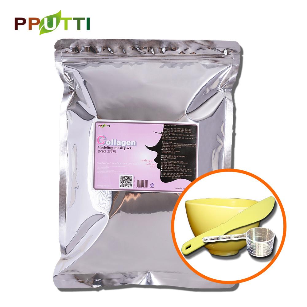 [뿌띠] 콜라겐 모델링팩(고무팩) 1kg+도구세트