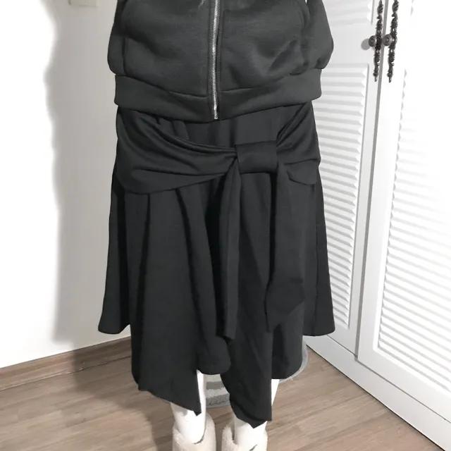 (단독) Ribbon unbalance skirt 리본 언발란스 스커트