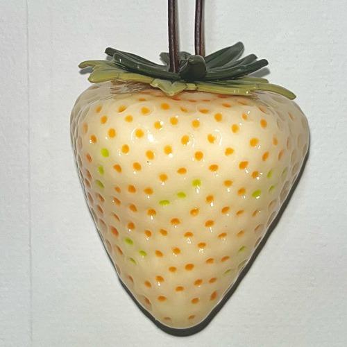 왕딸기 키링 (아이보리컬러)