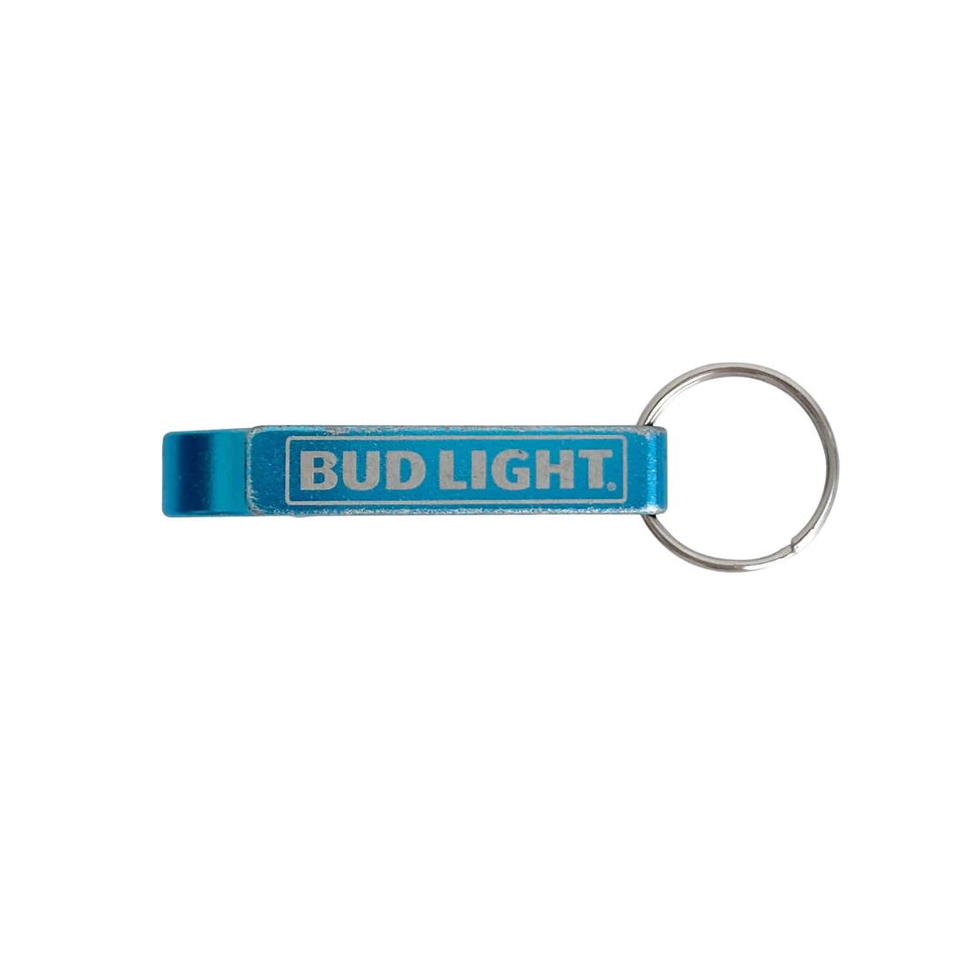[Unknown Brand] Vintage Metallic Keychains ‘Blue Bud Light’