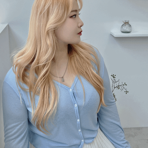 [재진행] 66-120 여리여리한 루즈핏 봄 여름 간절기 브이넥 가디건 (시스루, 개강룩, 통통녀 코디)