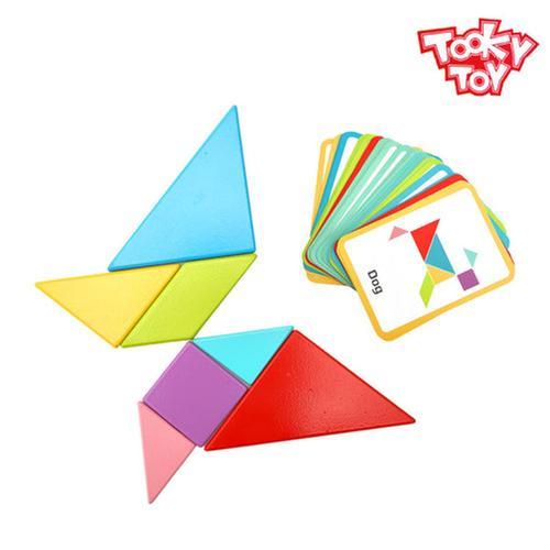 ★유교전특가★[교구] 투키토이 - 탱그램 플레이(39pcs)+제시카드- 웅진책방