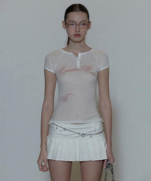 스컬프터(SCULPTOR)  Heavenly Button Down Tee White - 사이즈 & 후기 | 무신사