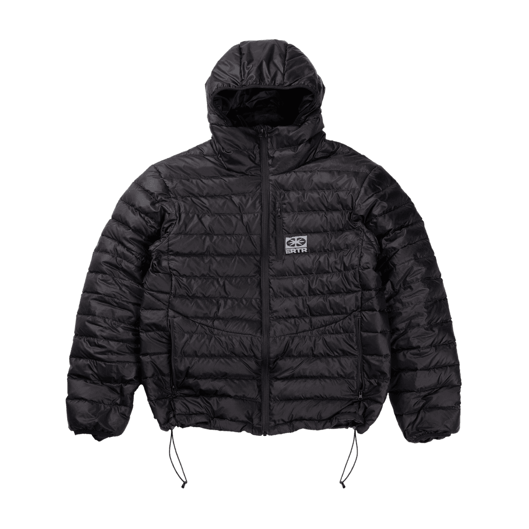 ERTR Light Down Jacket Black