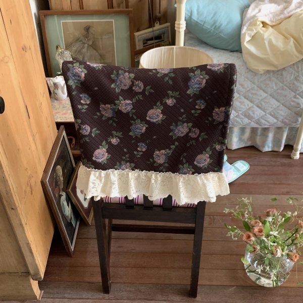 brown rose fabric