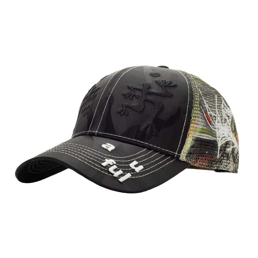 Biyu Trucker Hat (Satin Black Camo) - O/S