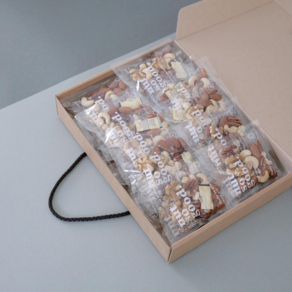 넛쏘굿 하루견과 세트[30봉지] 견과류 선물세트 답례품 다이어트식단 [원산지:아몬드,피칸(미국)호두(미국,칠레)캐슈넛(인도산)헤이즐넛(터키산)]