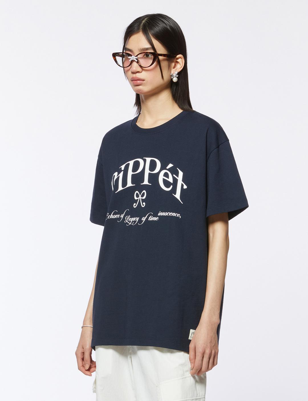 Ribbon Symbol T-shirt (navy)