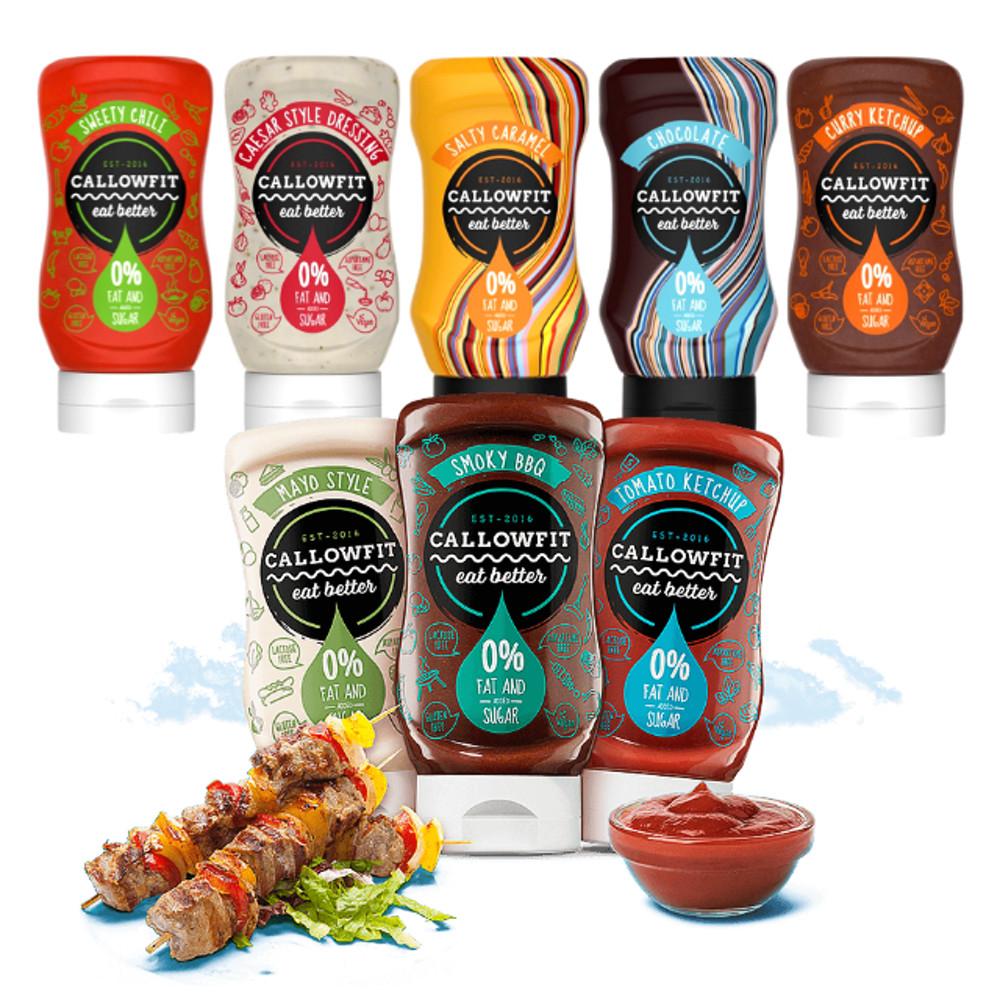 캘러핏 0칼로리 무지방 저지방 샐러드 드레싱 소스 19종 300ml CALLOWFIT