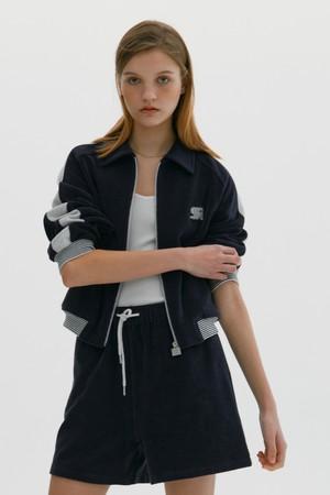 RB Sports Retro Terry Track Zip-Up Navy