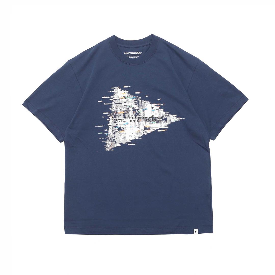 NOIZY LOGO PRINTED S/S TEE - BLUE