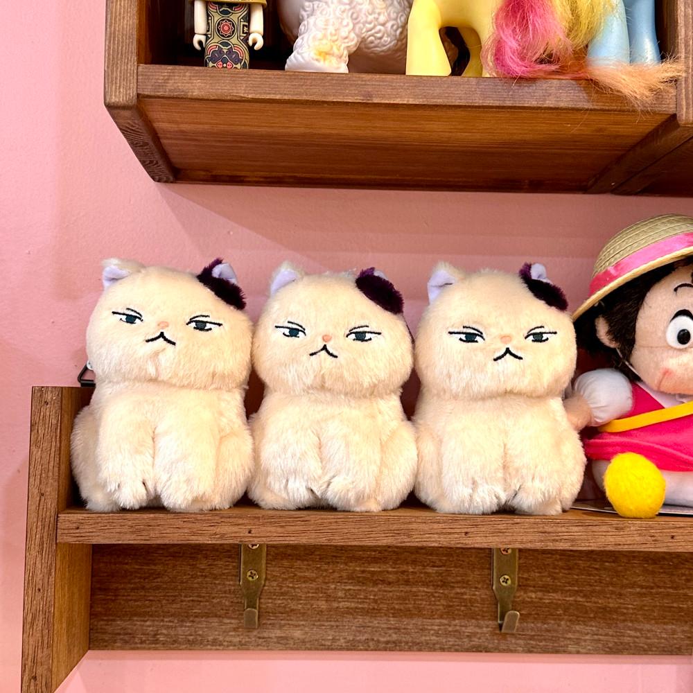 지브리스튜디오 귀를귀울이면 봉제키링뱃지 고양이 문