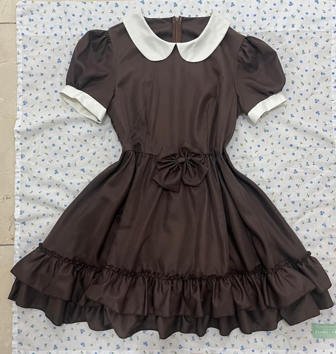 빈티지 라떼갸루 히메갸루 리본 공주 원피스 리즈리사 엑시즈팜핀터진리stc | 후루츠패밀리