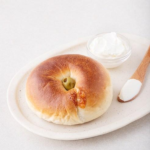 훕훕베이글 올리브치즈 베이글, 150g, 1개 - 베이글 | 쿠팡