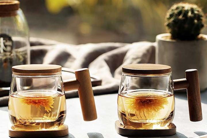 내열유리 클리어 티 포트 팟 티메이커 300ml 와이드 /2colors