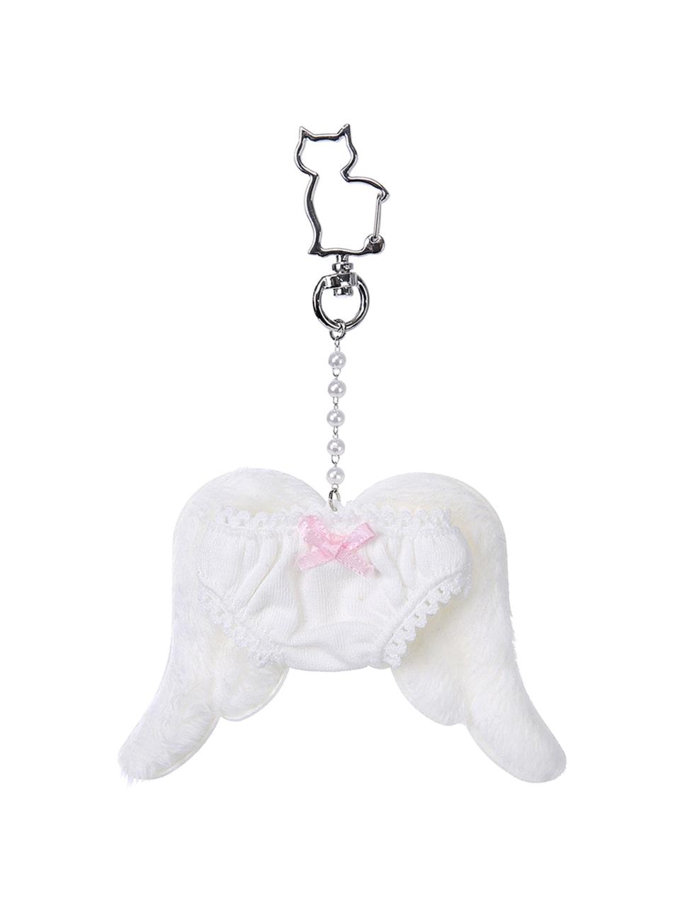 ★11/24 예약배송★ Panty Angel Keyring - WHITE