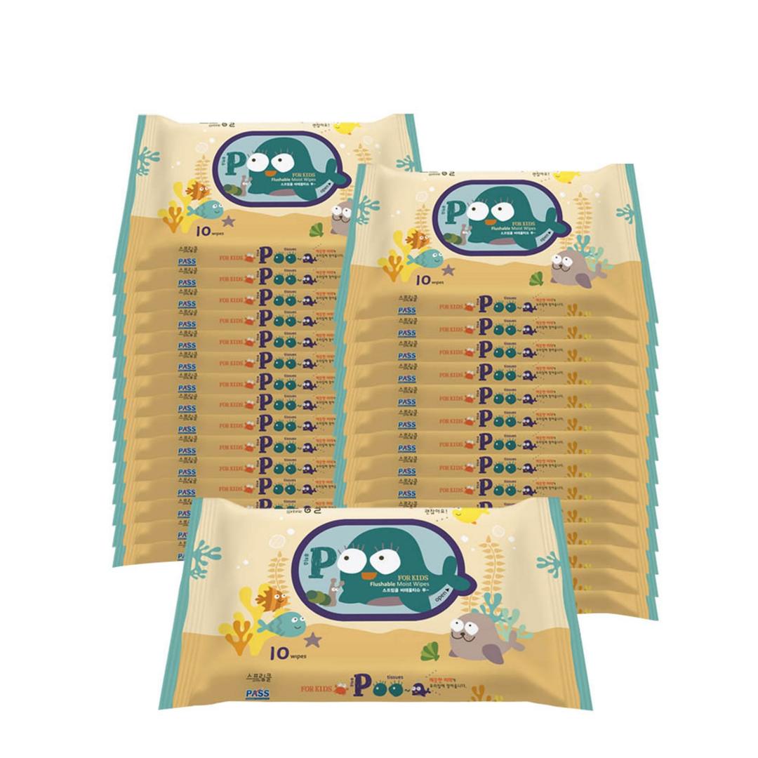 스프링클 푸 비데티슈 휴대용, 70g, 10매, 30개 - 비데티슈 | 쿠팡