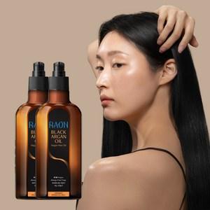 라온 블랙 아르간 헤어오일, 250ml, 2개