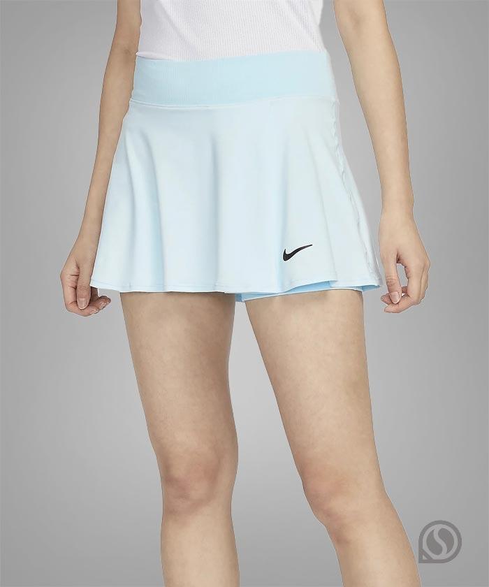 (우먼스) 나이키 코트 드라이 핏 빅토리 스커트 (DH9553-474) 그레이셔 블루