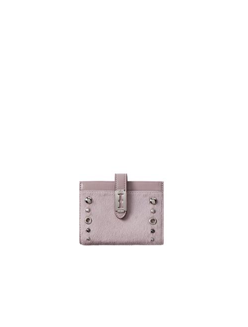 Magpie Goth Stud Card Wallet (맥파이 고스 스터드 카드지갑) Pink