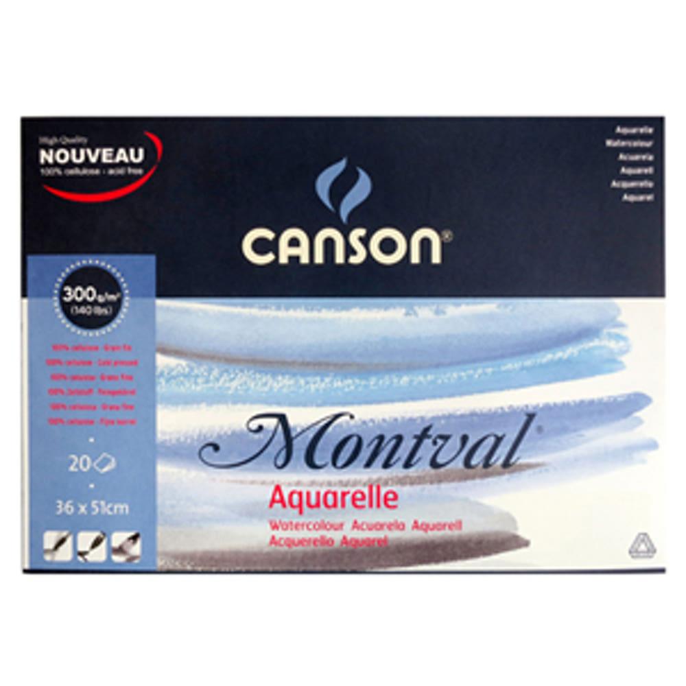 캔숀 몽발패드 300g(1면 제본)/캔숀 몽발 수채패드/(엽서크기105X155mm,135X210mm,1+1특별행사240x320mm,8절 256x360mm)