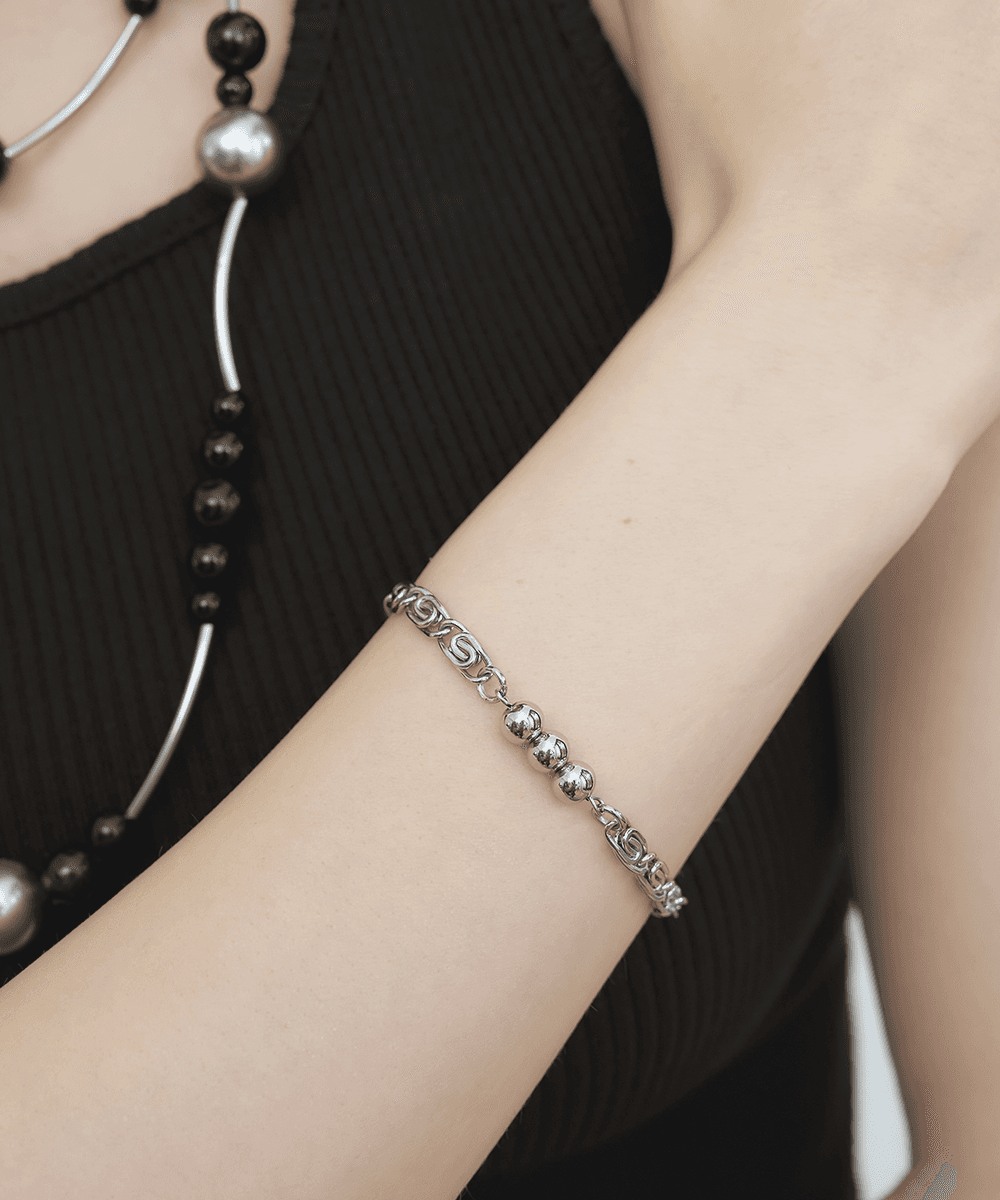 [XANADU] THREE BALL BRACELET