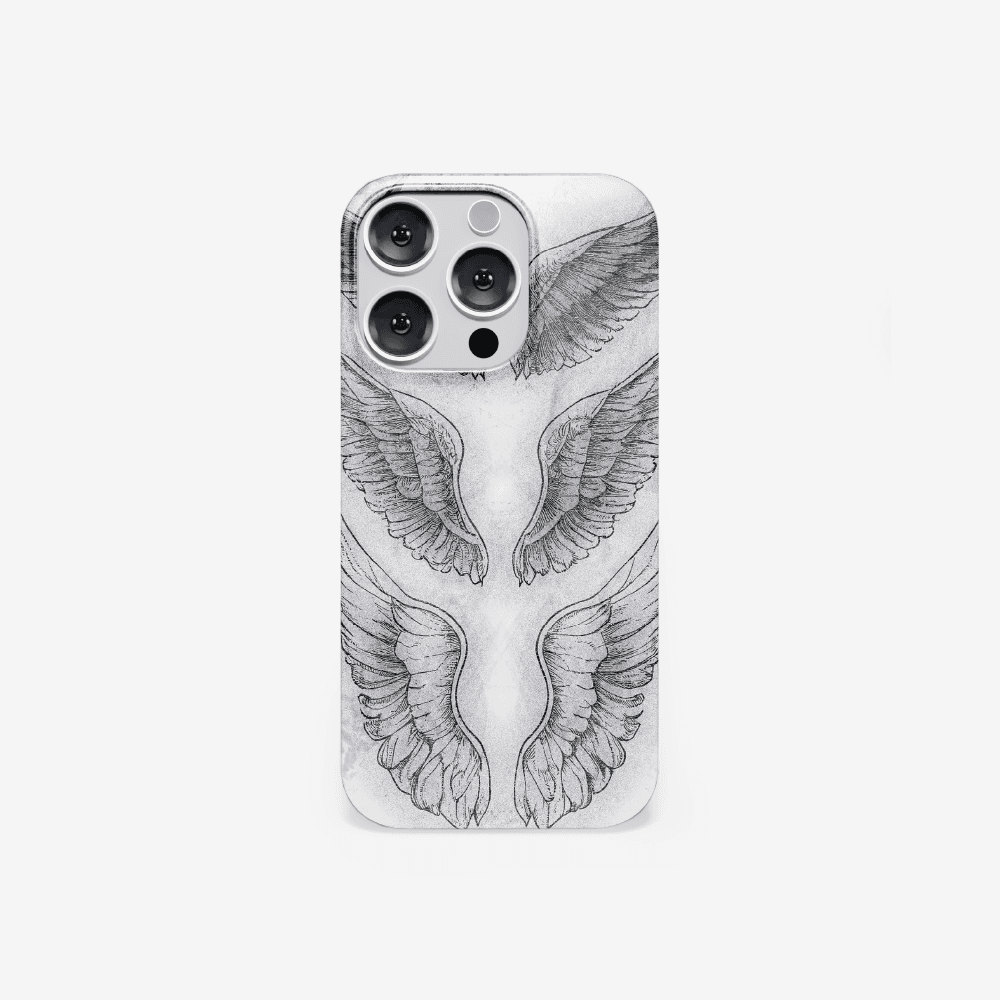 wings matt hard phone case / 2 colors
