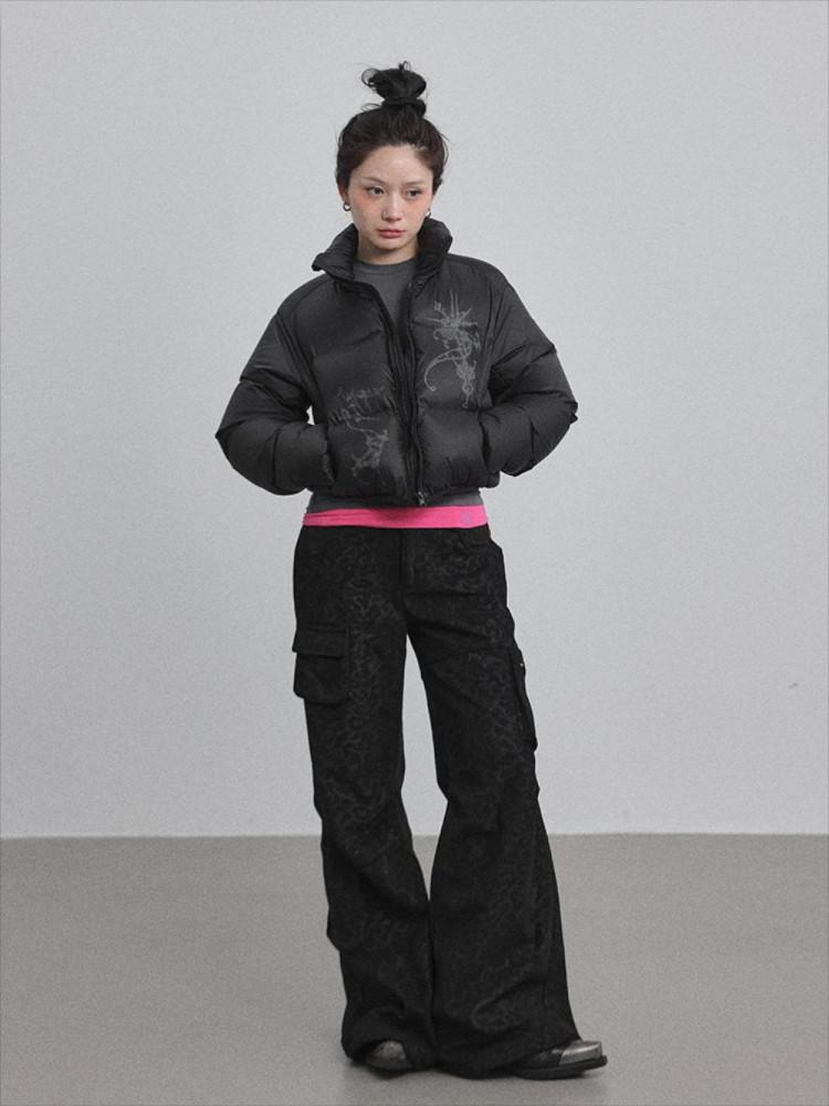 Achihara tatoo 패딩 3color