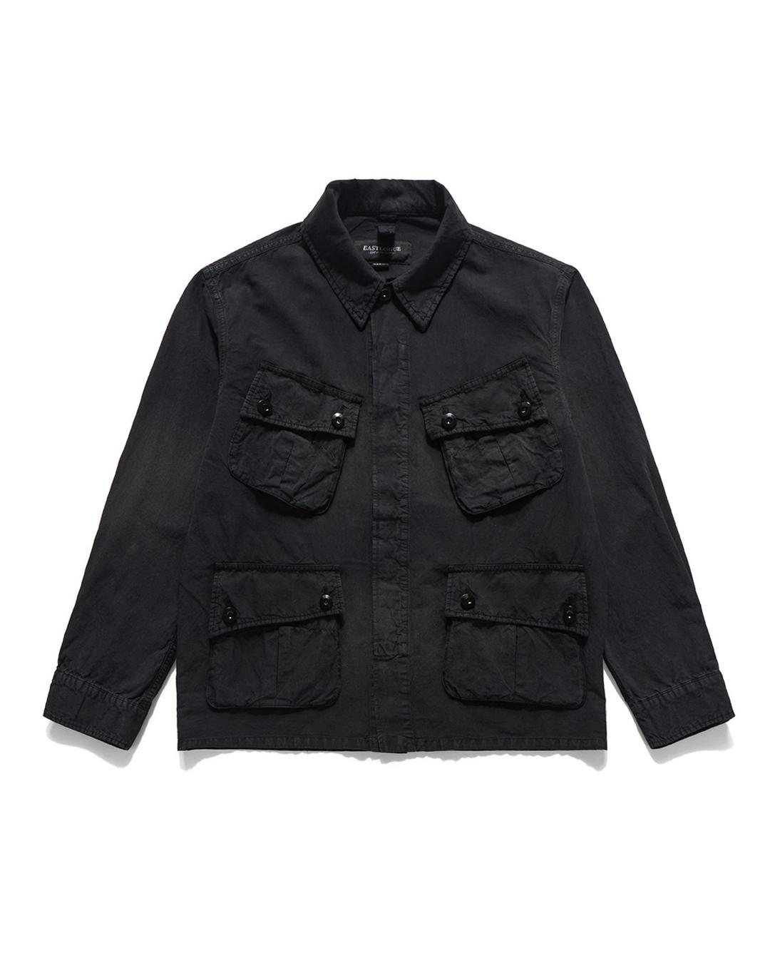 JUNGLE FATIGUE JACKET / VINTAGE BLACK LINEN