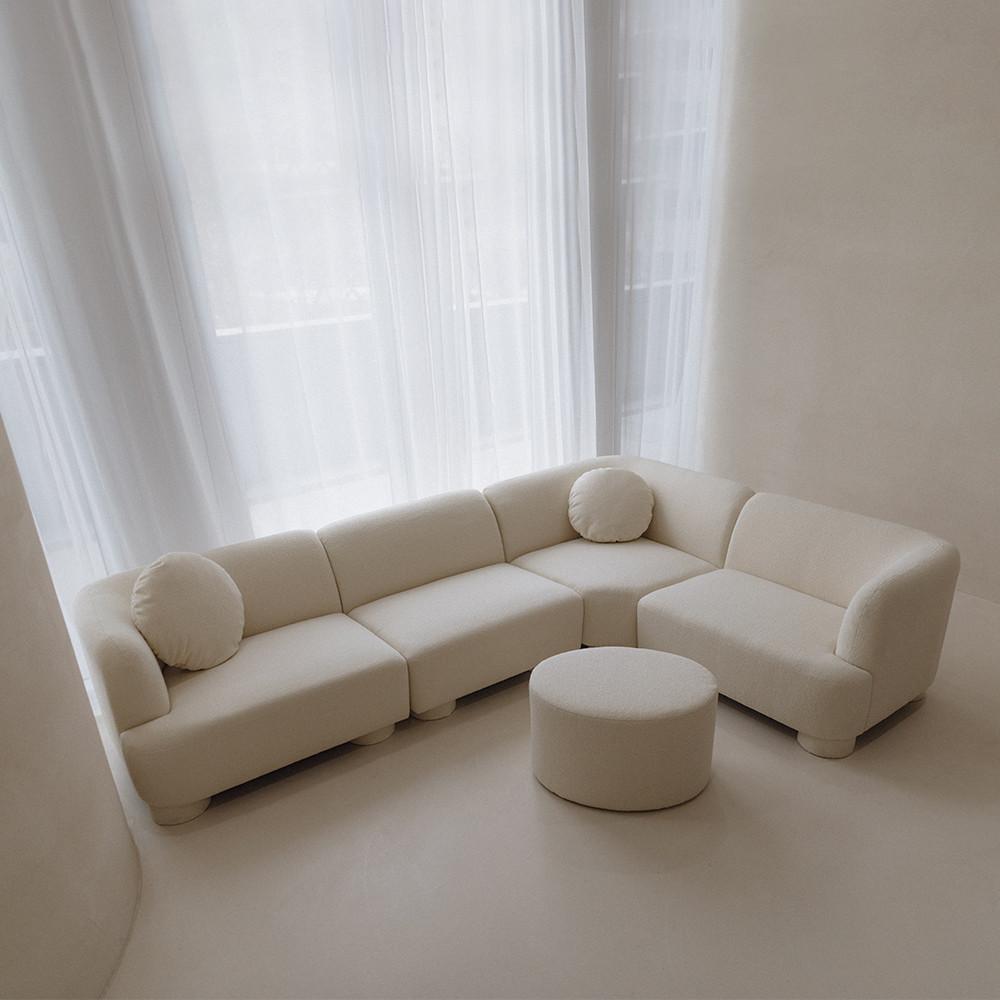 세레스홈 피그먼트 부클레 알타 코너형쇼파 6인용 모듈소파