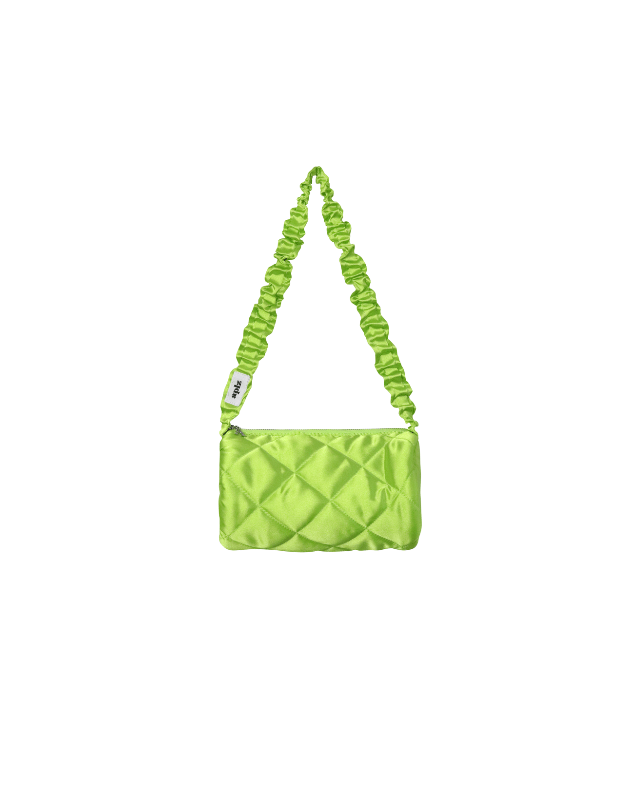[APLZ]MINI ROUND QUILTING BAG_GREEN